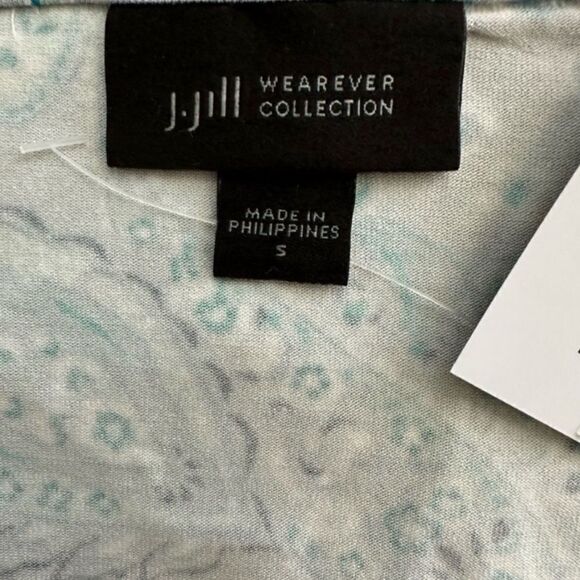 J. Jill Wearever A-Line Tank Top Paisley Women’s Size Small Chic Summer Style - Picture 4 of 8